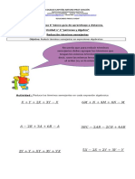 Guia Reduccion Terminos Semejantes 6° PDF