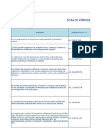 Lista de Verificación DS 594