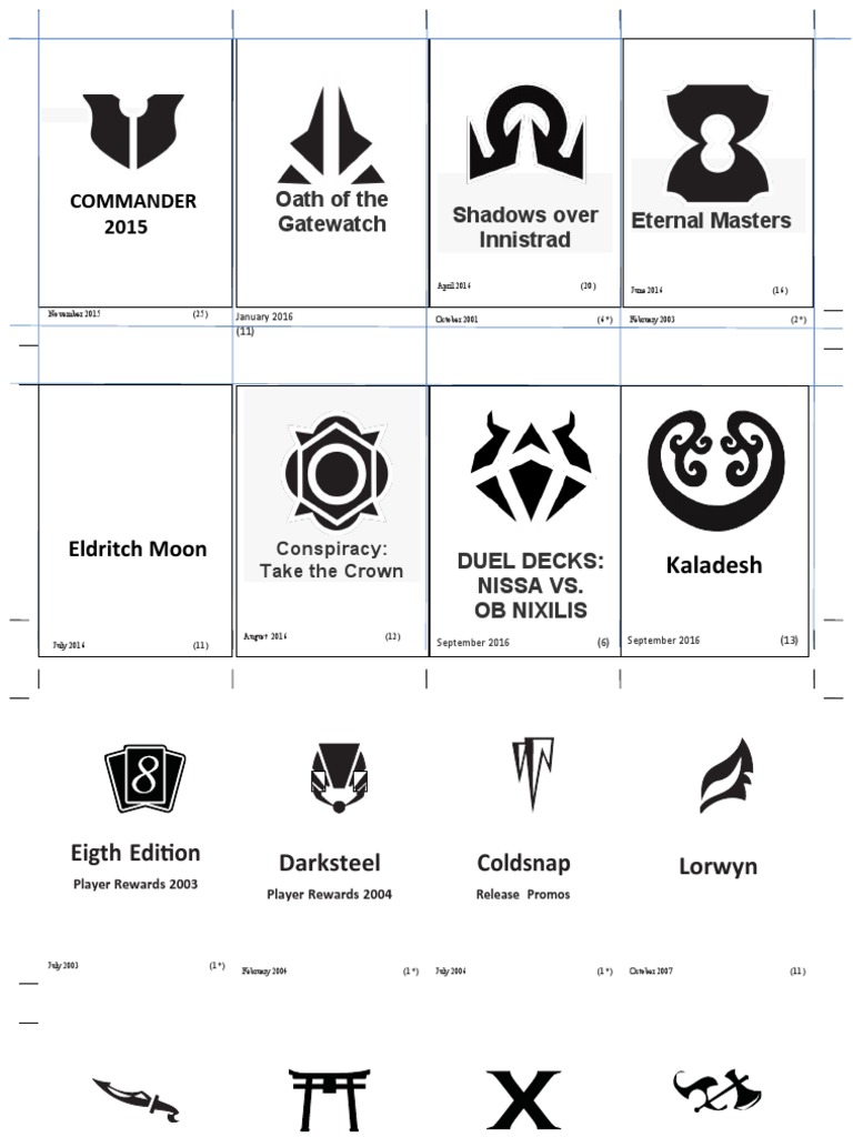 Token Labels Export | Download Free PDF | Wizards Of The Coast ...