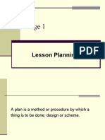 Phases of Teacher Planning