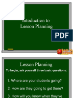 Intoduction To Lesson Planning