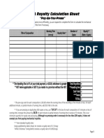 2010 HST Royalty Calculation Sheet English PDF