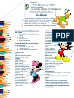 Lista de Útiles 3er Grado 2023 PDF