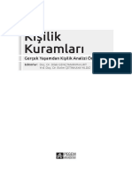 Kişilik Kuramları. Gerçek Yaşamdan K Ş L K Anal Z Örnekler Yle. Ed Törler - Doç. Dr. D Lek GENÇTANIRIM-KURT Yrd. Doç. Dr. Evr M ÇETİNKAYA-YILDIZ PDF