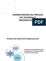 Administración Del Proceso Del Desarrollo Organizacional