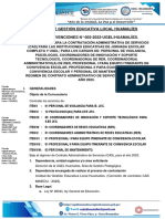 Convocatoria Cas Intervenciones #002-2023-Ugel-Huamalíes.