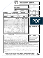 Character Sheets and Table Tents