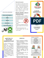 Plegable Plan de Emergencia PDF