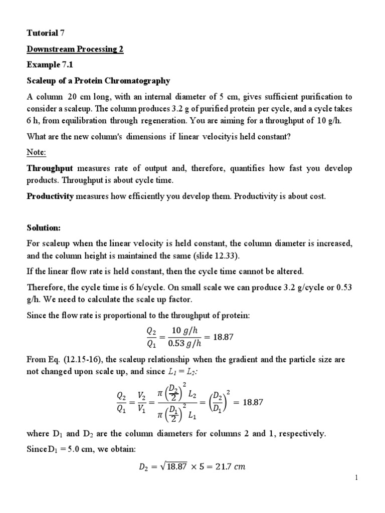 Downstream Processing in Chromatography | PDF | Chromatography ...