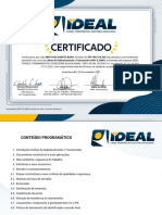 Certificado Curso Linhas Subtransmissão