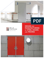 Design and Manufacturing of Steel Doors