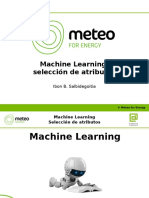 Machine Learning, Selección de Atributos, Salbidegoitia, 2015