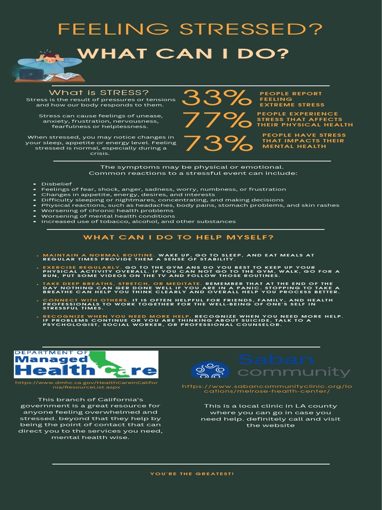 Managing Stress and Uneasiness | PDF | Anxiety | Feeling