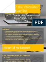 The Internet and The Web ICT Trends