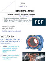 EE-260 Lecture 19 Synchronous Generators Introduction