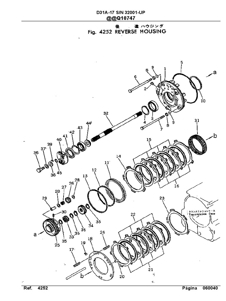 TRANSMISSION REVERSE HOUSING PAGE 1 PDF