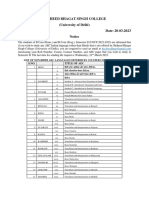 Revised AEC (NON-HINDI) LANGUAGE NOTICE