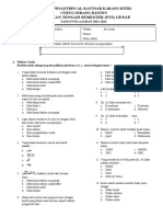 Soal PTS Qurdits 3 Kmi