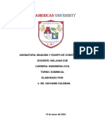 Trabajo Maquina y Equipo de Construccion - Giovanni Coleman.