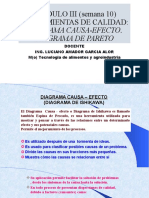 Diagrama Causa-Efecto y Diagrama de Pareto: Herramientas para el Análisis y Mejora de Procesos