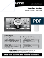 Newentor Weather Station Owner's Manual | PDF | Humidity | Atmospheric Pressure