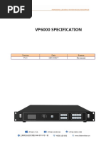 VP6000 Specification