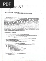 Chapter 10 - Deductions From The Gross Income PDF