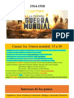 PP Primera Guerra Mundial y Revolución Rusa 2do. Periodo