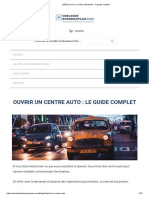 (2022) Ouvrir Un Centre Automobile - Le Guide Complet