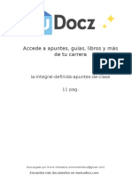 La Integral Definida Apuntes de Clase 233447 Downloable 2711809 PDF