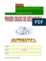 1° Grado - Evaluacion Diagnóstica 2023