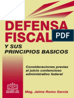 La Defensa Fiscal y Sus Principios Basicos PDF