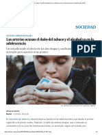 Las Arterias Acusan El Daño Del Tabaco y El Alcohol Ya en La Adolescencia - Sociedad - EL PAÍS PDF