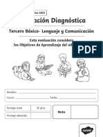 Ev - Diagnostica 3° Lenguaje