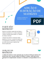Adição e subtração de matrizes: conceito e exemplos