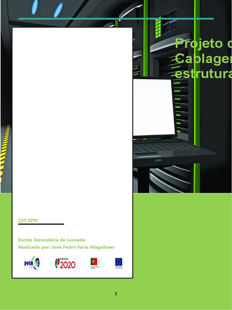 Projeto de Cablagem Estruturada Piso 0 | PDF | Rede de computadores ...