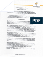 Acuerdo CGA #31 Aprueba Lineamiento Requisitos para El Reconocimiento de Saberes PDF