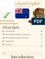 New Zealand English Vocabulary and Grammar Features