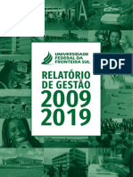 UFFS Relatório Gestão 2009-2019 PG - Espe PDF