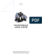 Carte Restaurant Montreux Jazz Café