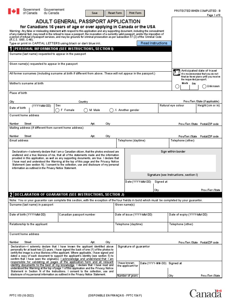 Content Dam Ircc Migration Ircc English Passport Forms PDF pptc153 PDF ...