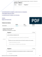 Evaluación 13 - Disertación 2 2022-2 - Comprensión y Producción de Textos - C21 2do G-A - C21 2do H-A-A