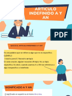 Articulo Indefinido A y An PDF