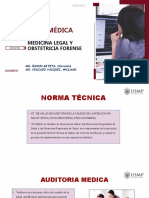 15°semana. Auditoría Médica