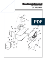 Replacement Parts List: Indoor Air Handler (B5, GB5) Series