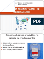 Cálculo de medicamentos em enfermagem