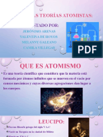 Primeras Teorías Atomistas