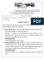 Informe Tecnico Puerta de Vidrio Ingreso