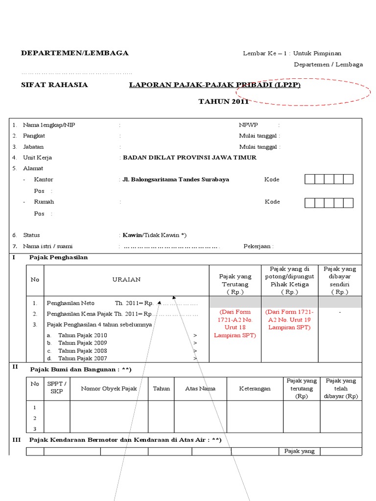 3 Cara Mengisi Form lp2p Asli | PDF