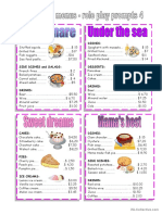 Restaurant MENU